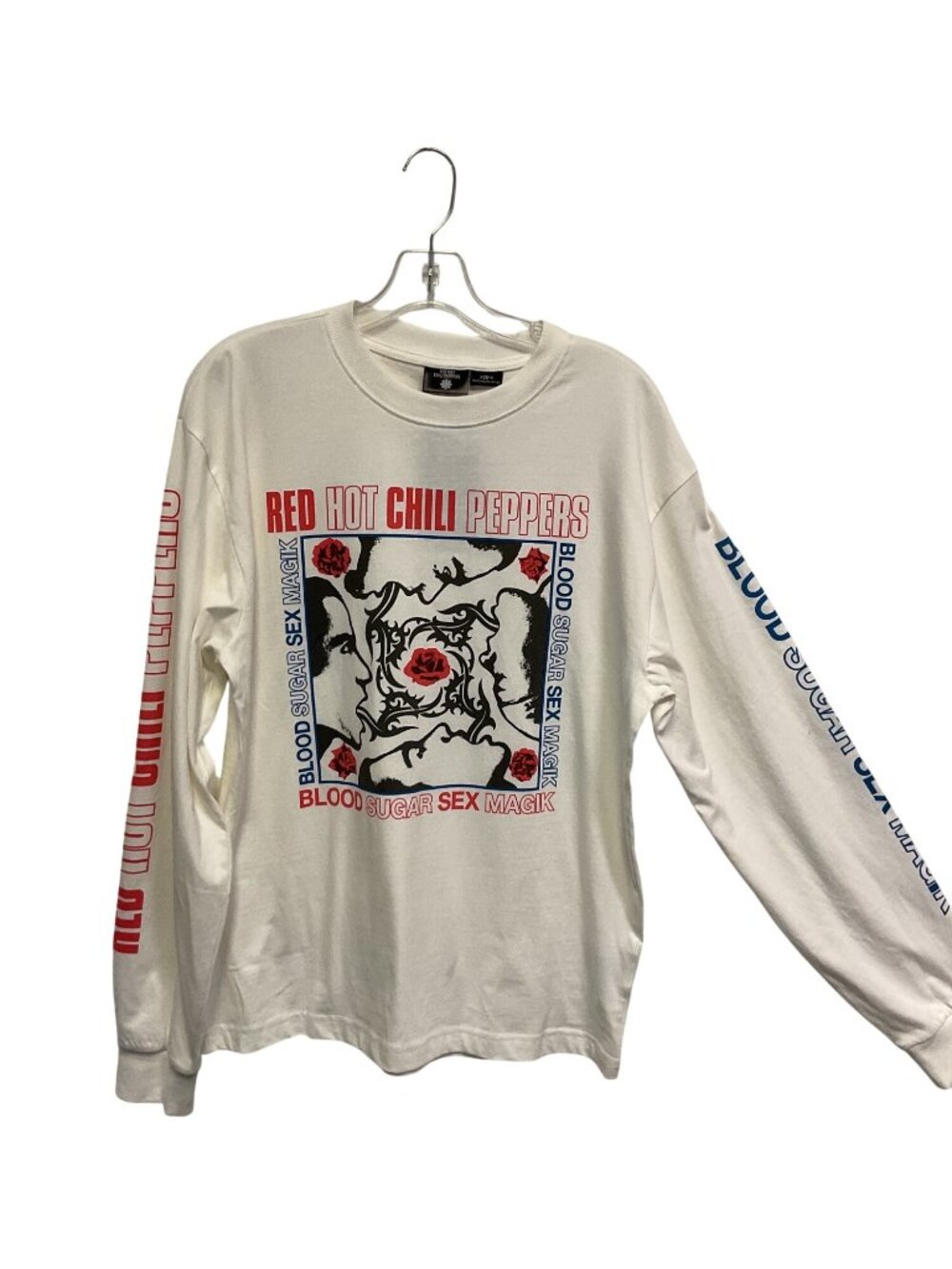 Red Hot Chili Peppers Blood Sugar Sex Magik Long Sleeve Shirt XS White